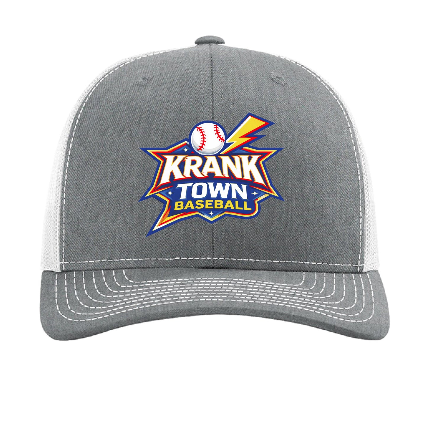 Heather Grey/ White - FRONT