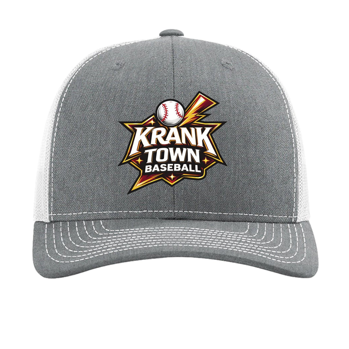 Heather Grey/ White - FRONT