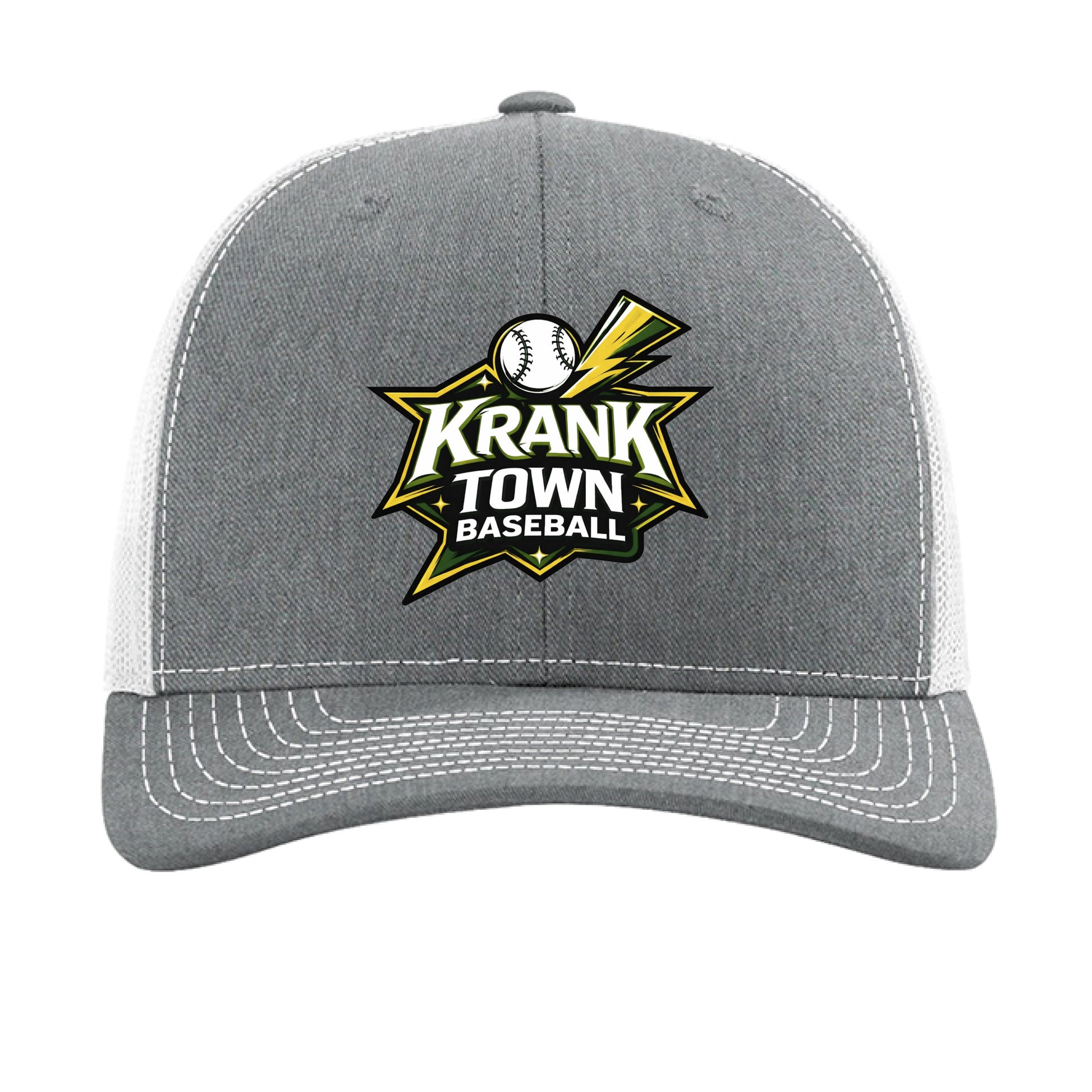 Heather Grey/ White - FRONT
