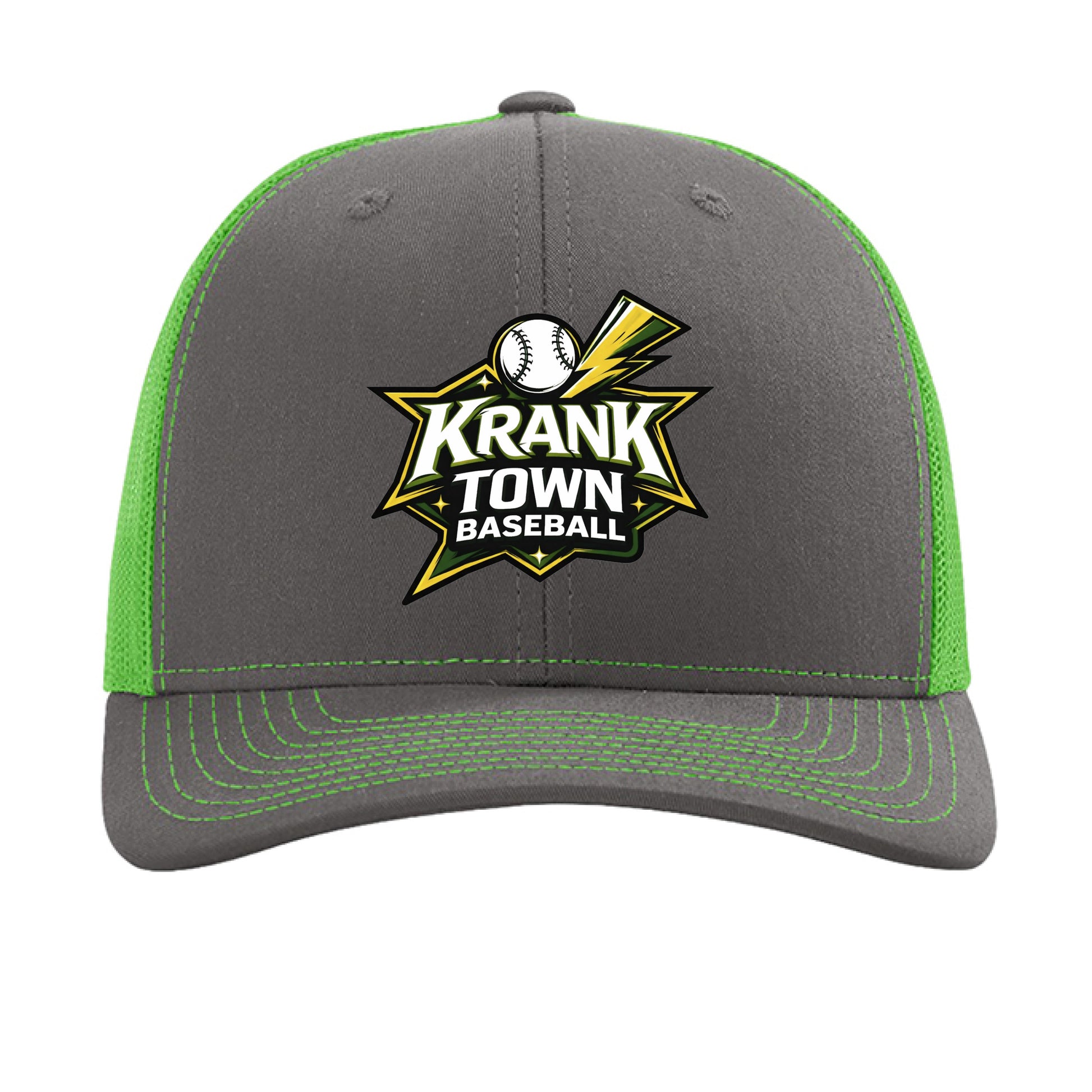 Charcoal/ Neon Green - FRONT