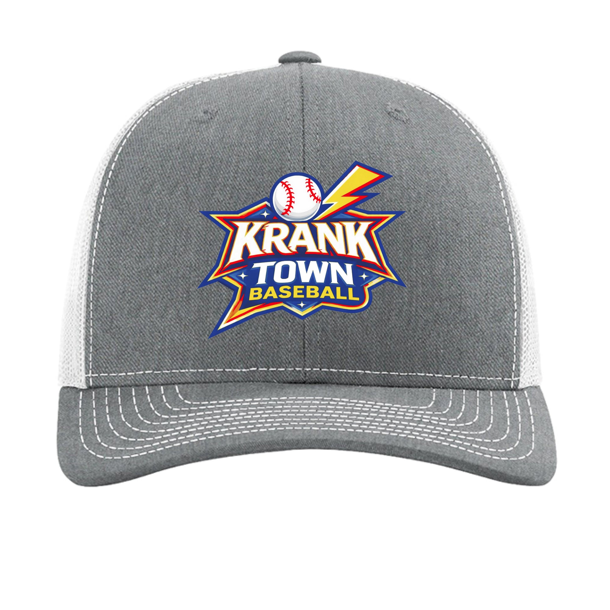 Heather Grey/ White - FRONT