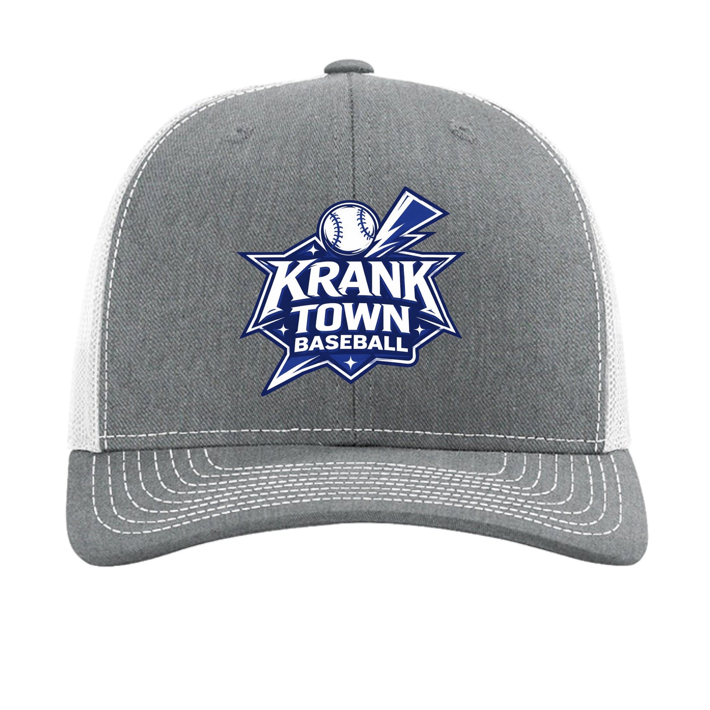Heather Grey/ White - FRONT