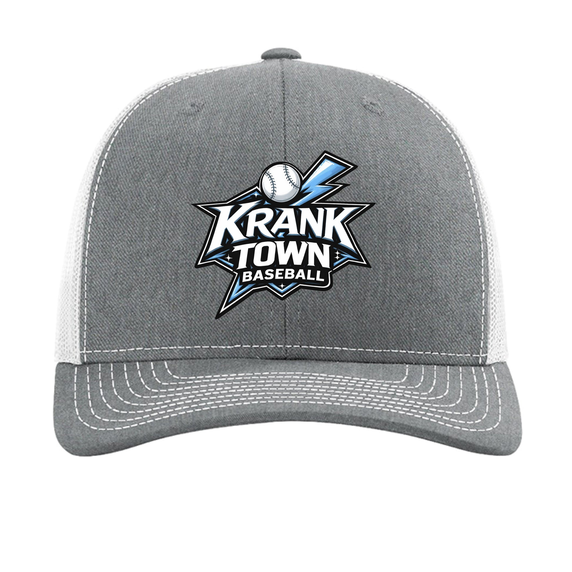 Heather Grey/ White - FRONT