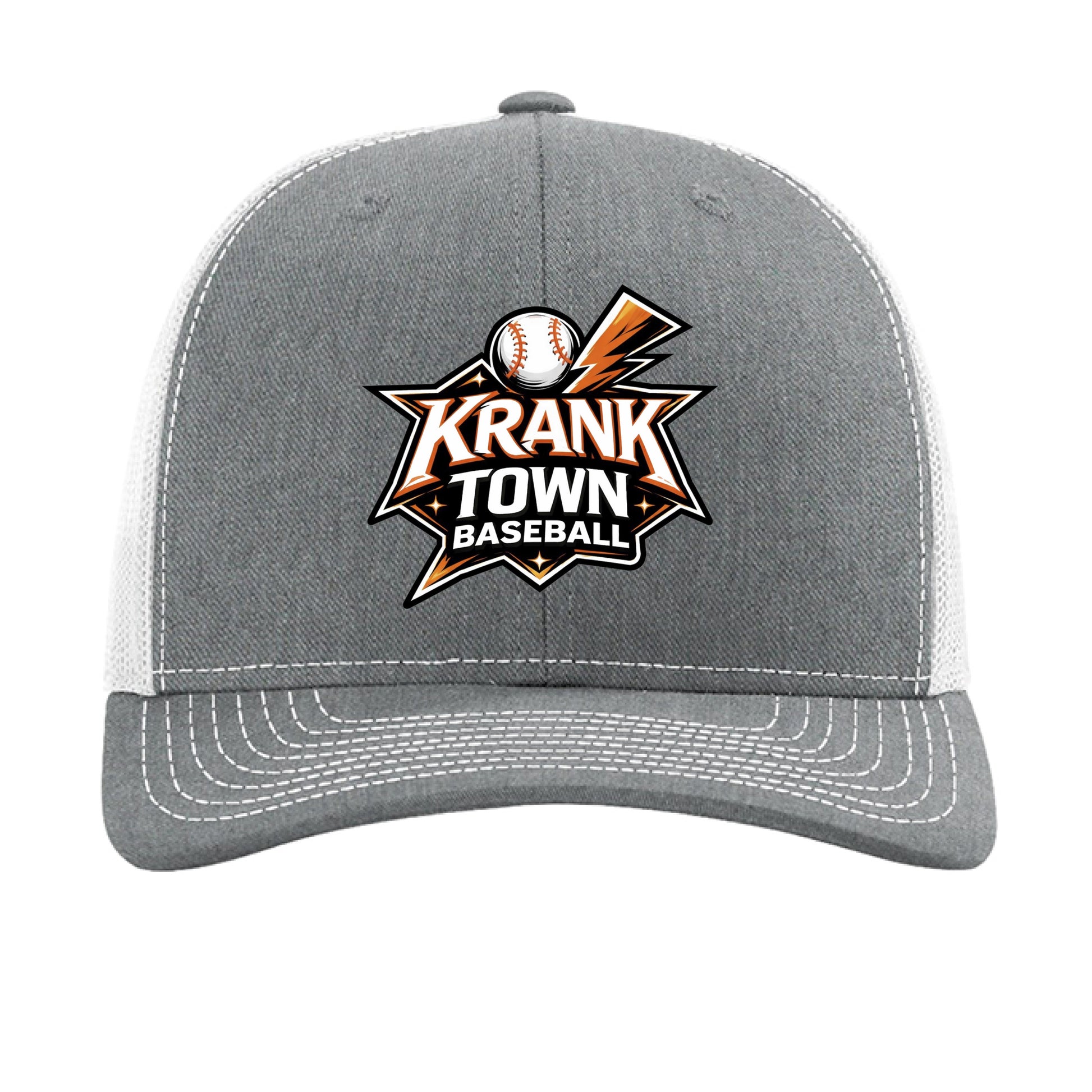 Heather Grey/ White - FRONT