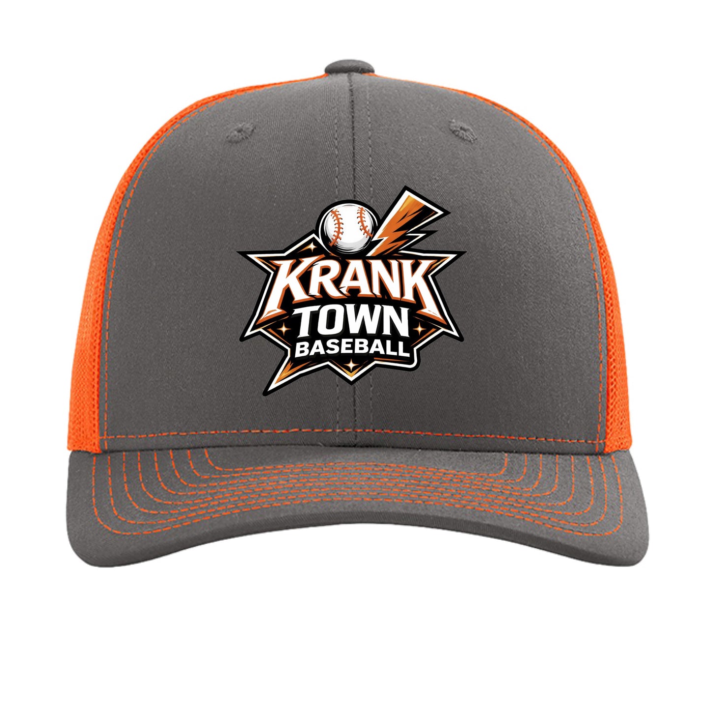 Charcoal/ Neon Orange - FRONT