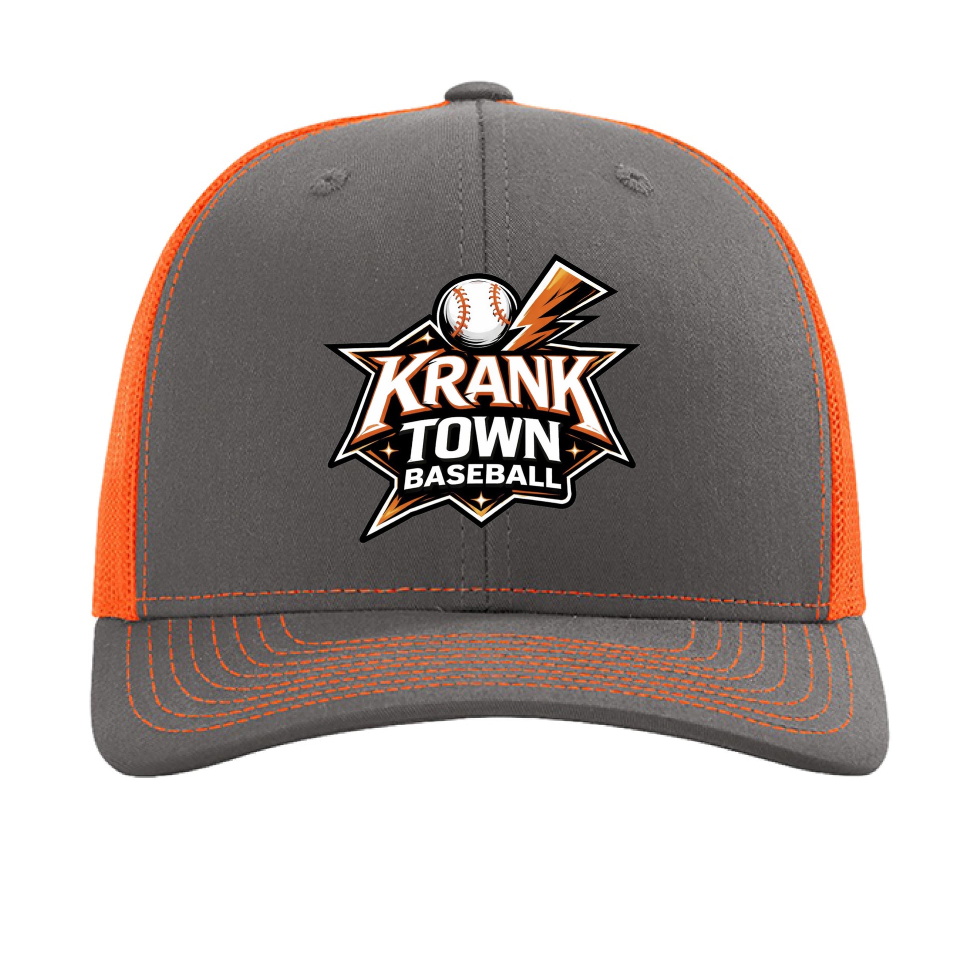 Charcoal/ Neon Orange - FRONT