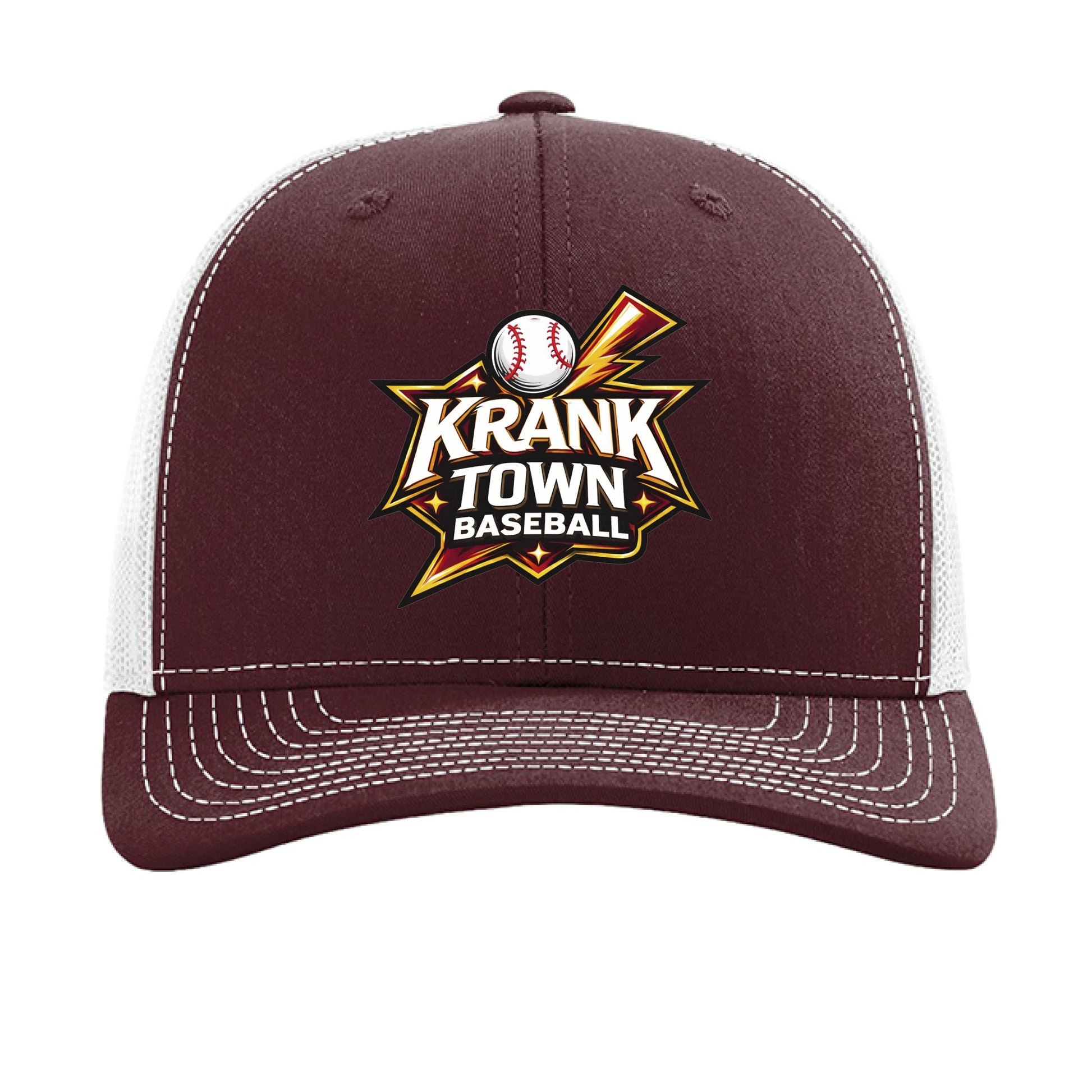 Maroon/ White - FRONT