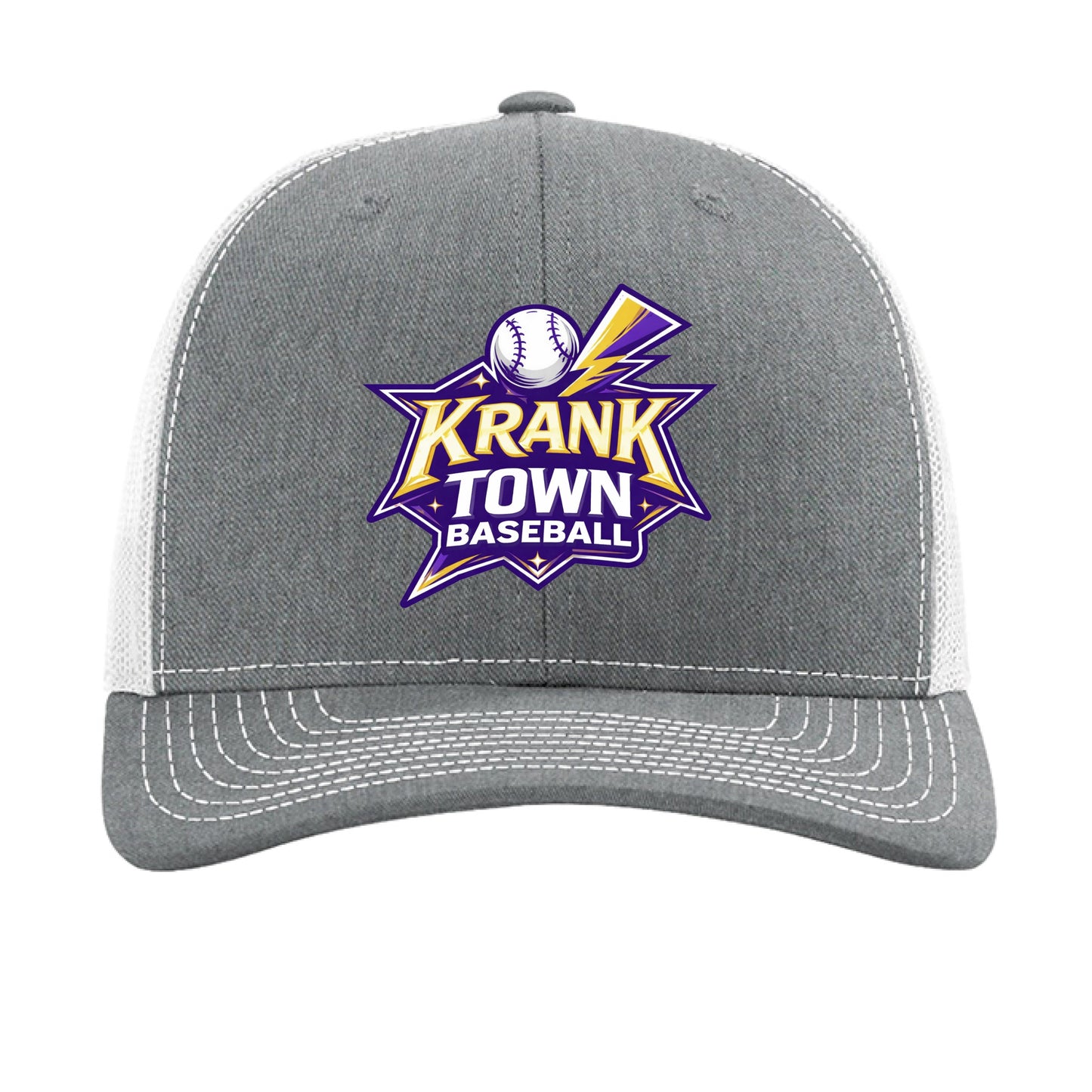 Heather Grey/ White - FRONT