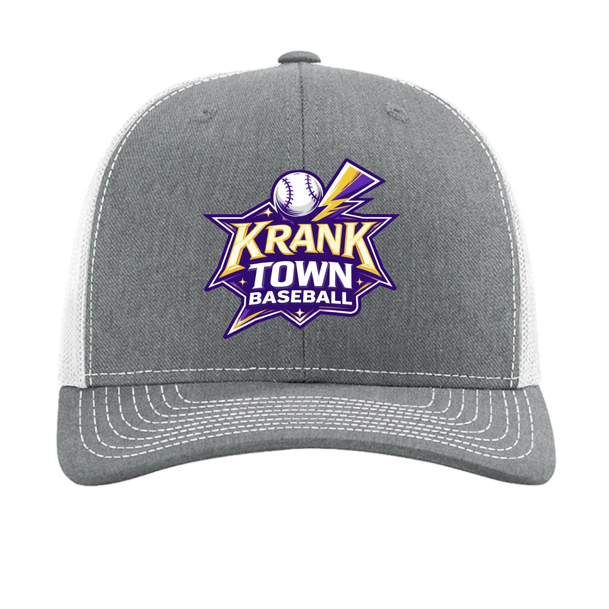 Heather Grey/ White - FRONT