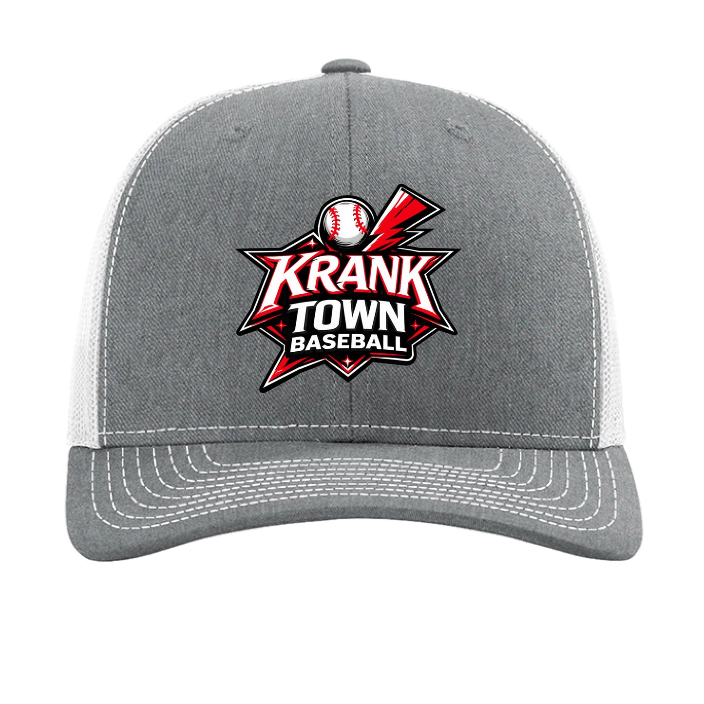 Heather Grey/ White - FRONT