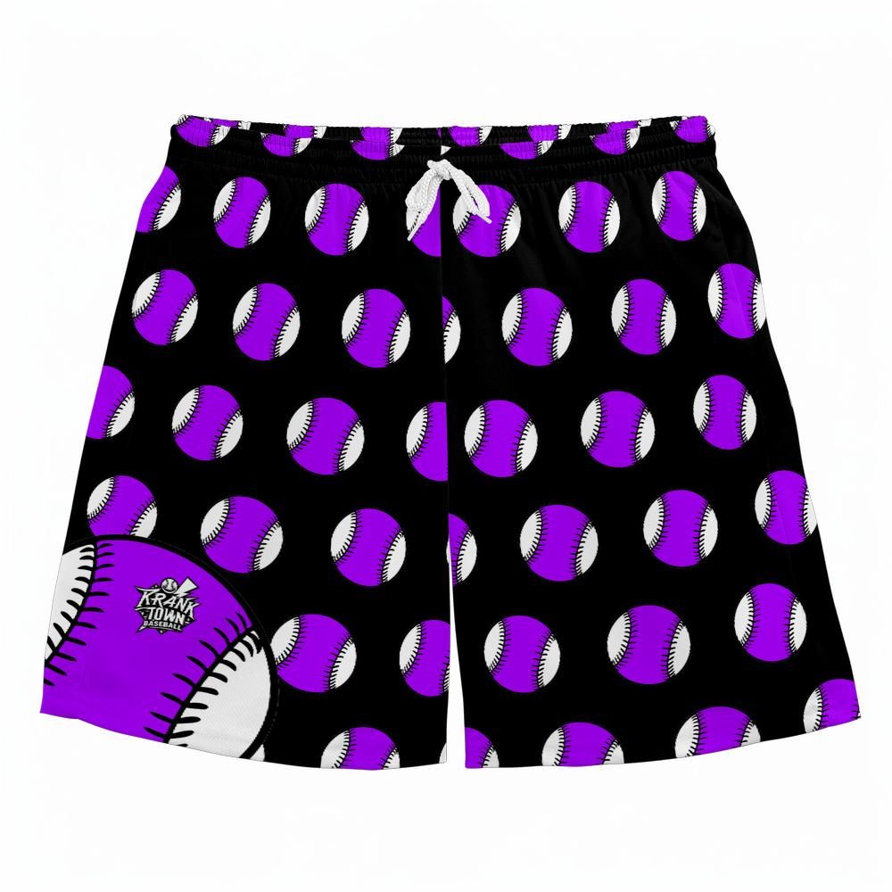 Fastball - Neon - Athletic Shorts - Purple