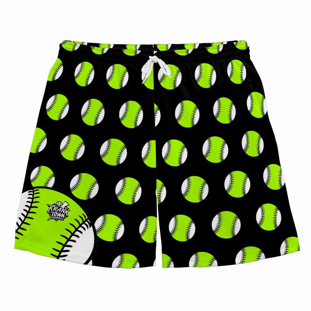 Fastball - Neon - Athletic Shorts - Green
